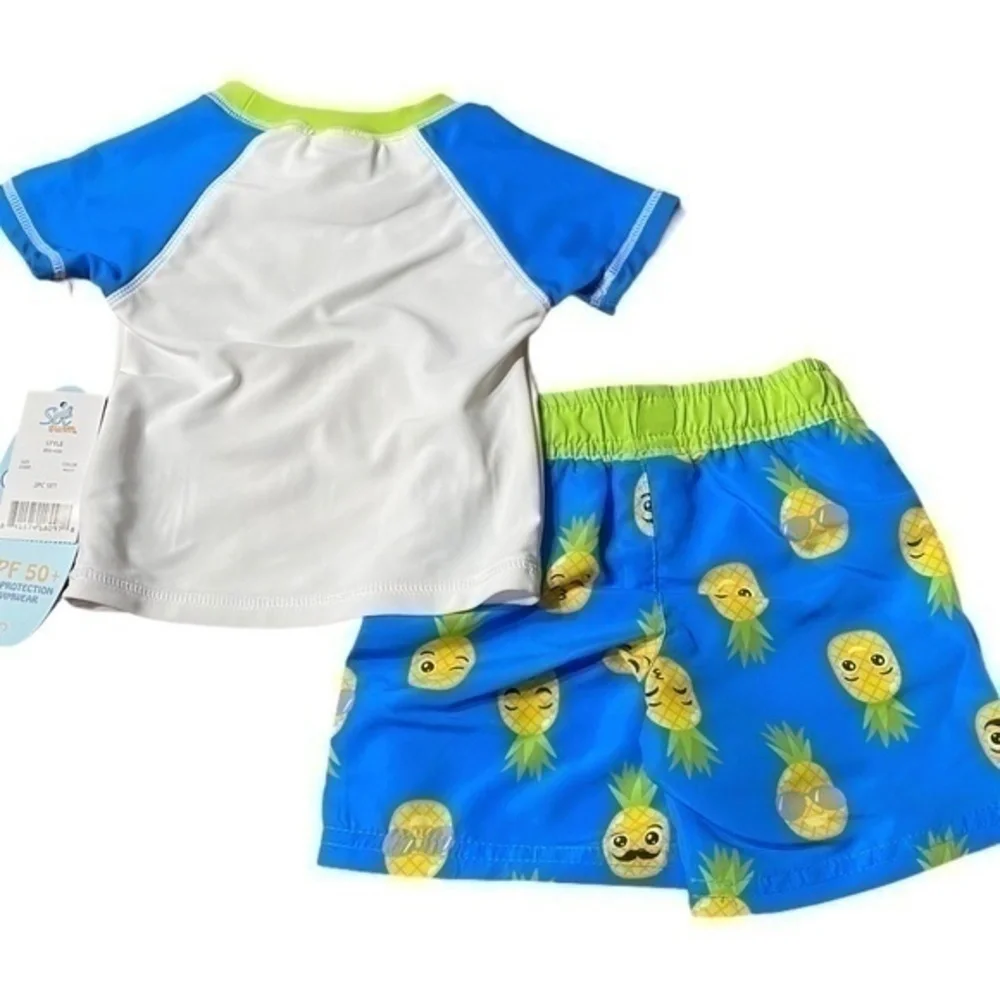 Sol Swim UPF 50 Sun Protection Boys 3/6 Months NWT